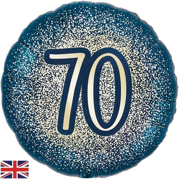 Age 70 helium balloon