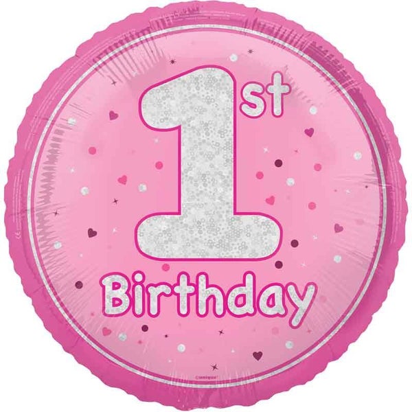 Age 1 helium balloon