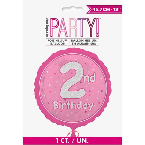 Age 2 helium balloon