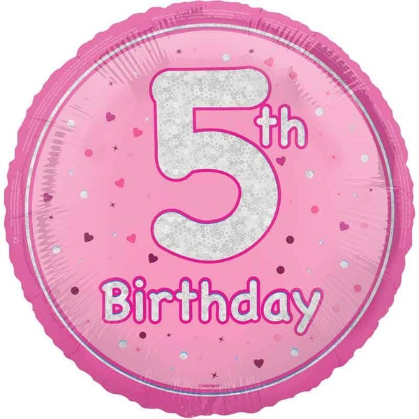 Age 5 helium balloon