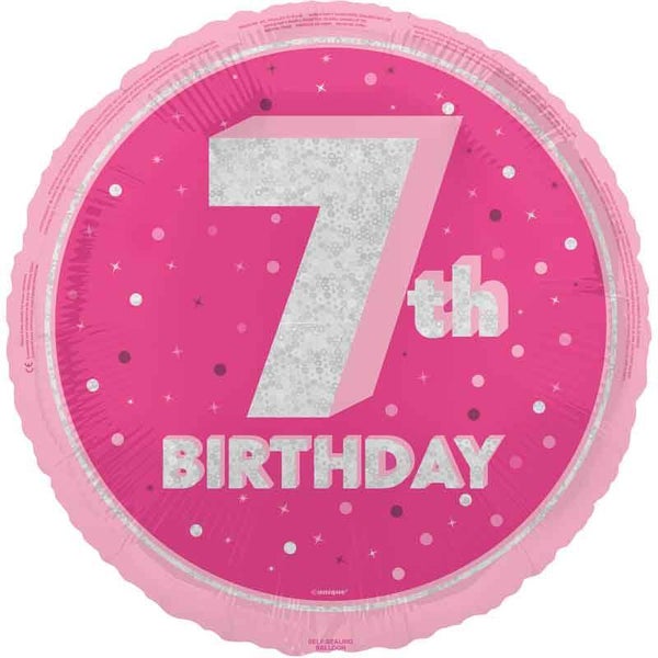Age 7 helium balloon