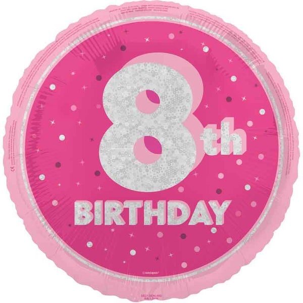 Age 8 helium balloon