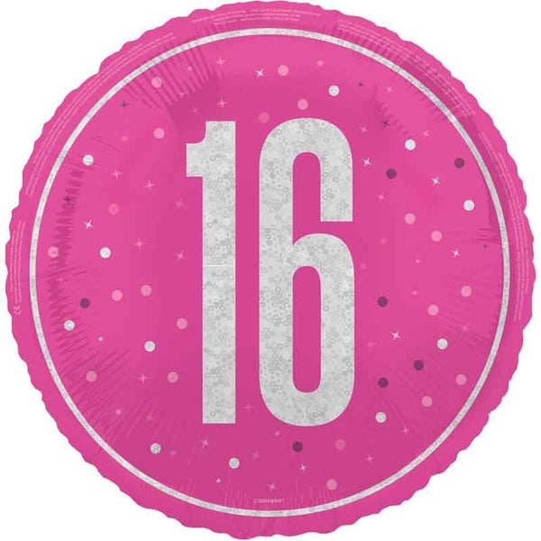 Age 16 helium balloon