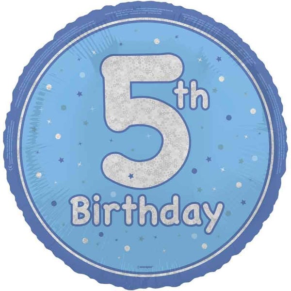 Age 5 helium balloon