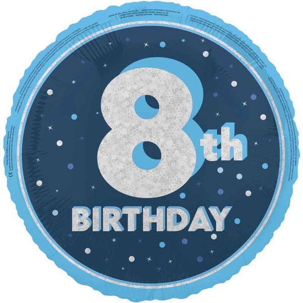 Age 8 helium balloon