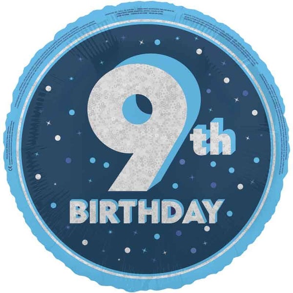 Age 9 helium balloon