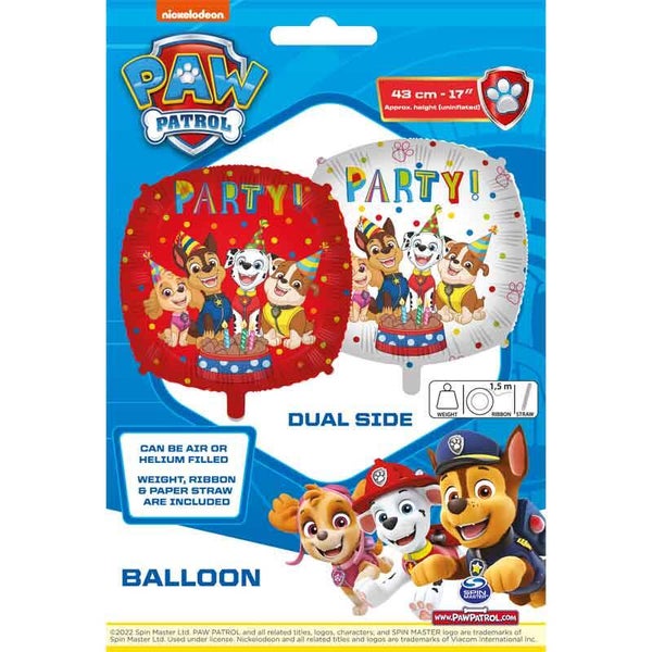 Paw Patrol foil balloon