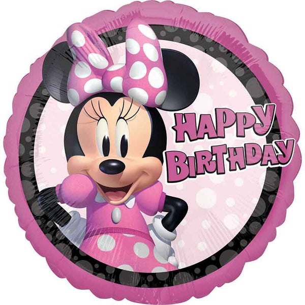 Minnie mouse foil balloon