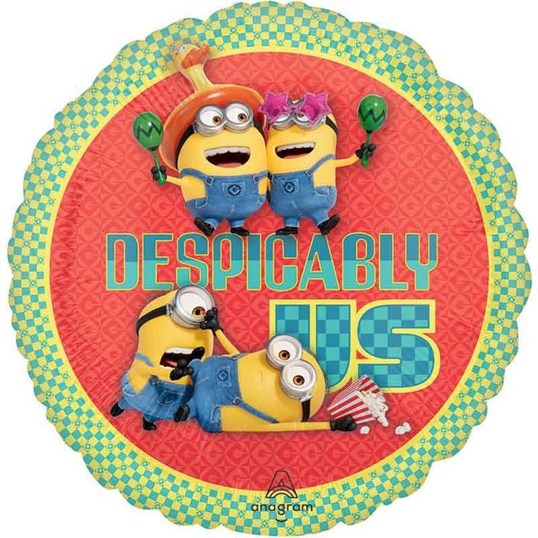 Despicable me foil balloon