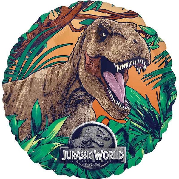 Jurassic world foil balloon