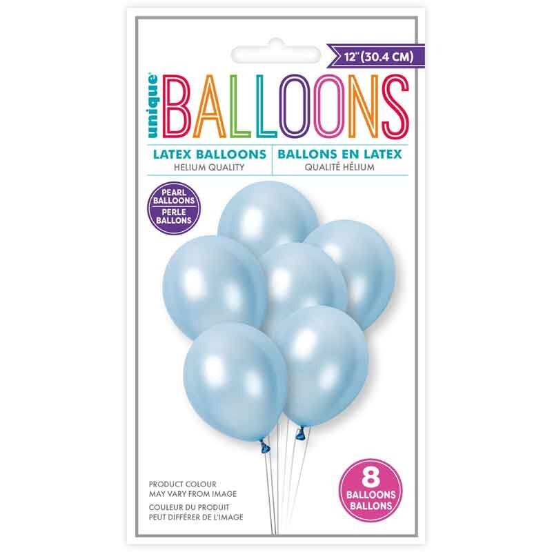 Light Blue Pearl Balloons
