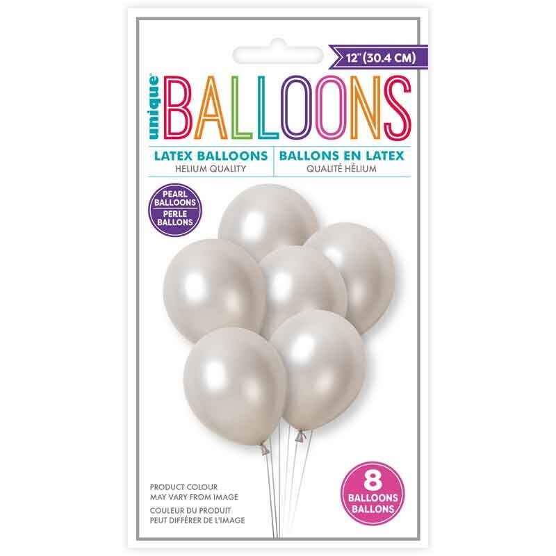 Silver Pearl Balloons