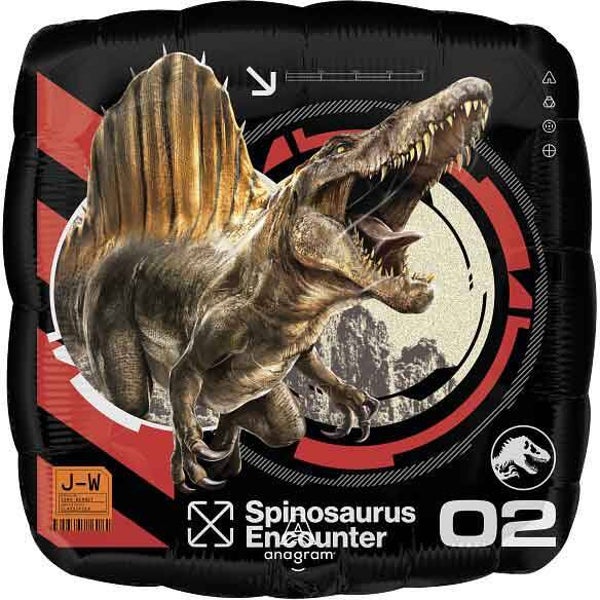 Jurassic world foil balloon