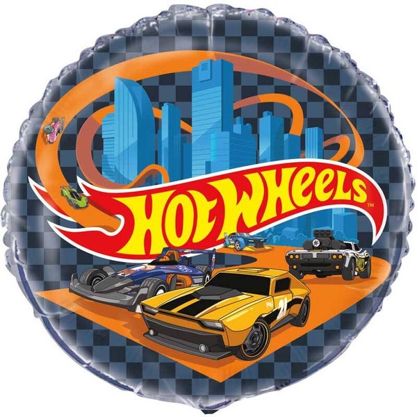 Hot wheels foil balloon