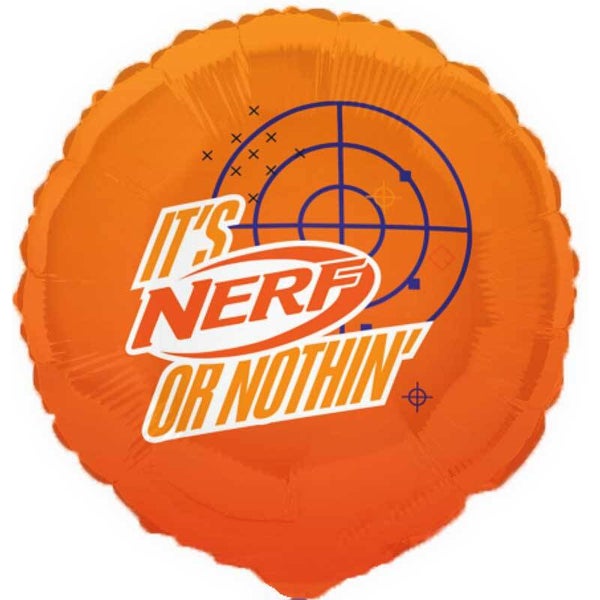 Nerf foil balloon