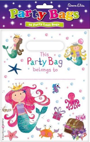 Mermaid party bags