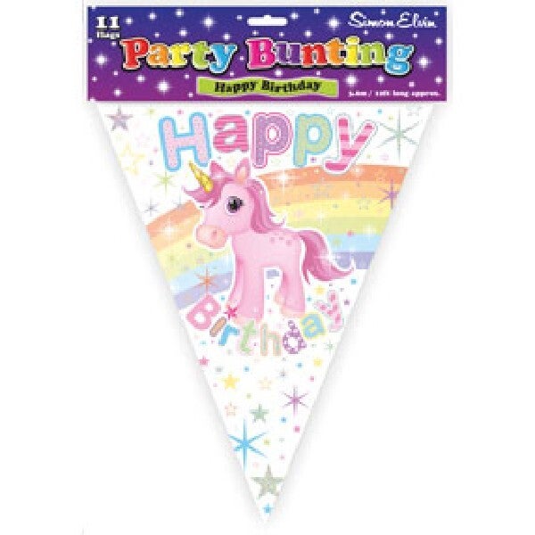 Unicorn birthday bunting