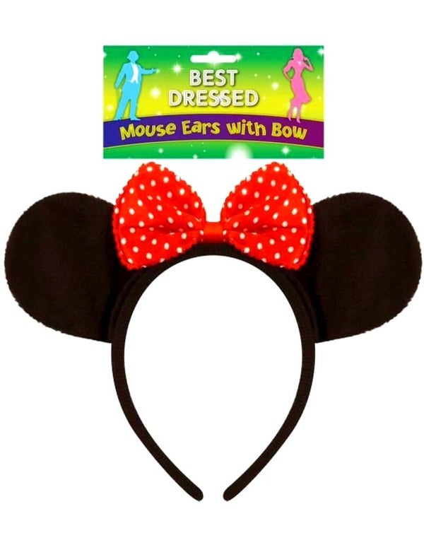 Polka dot mouse ears