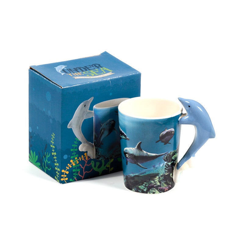 Dolphin novelty mug