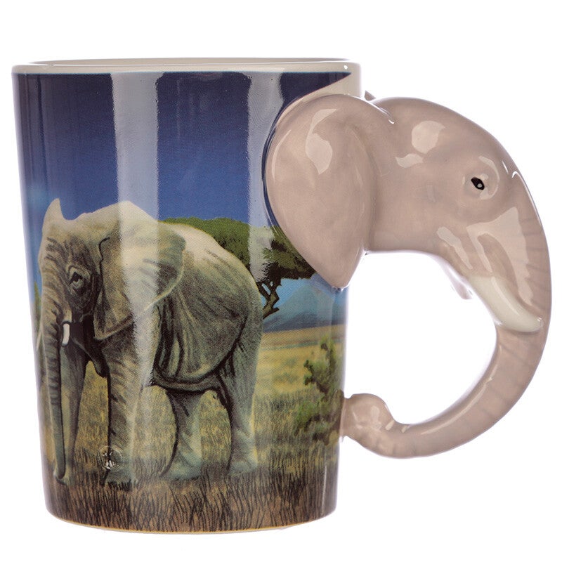Safari elephant mug