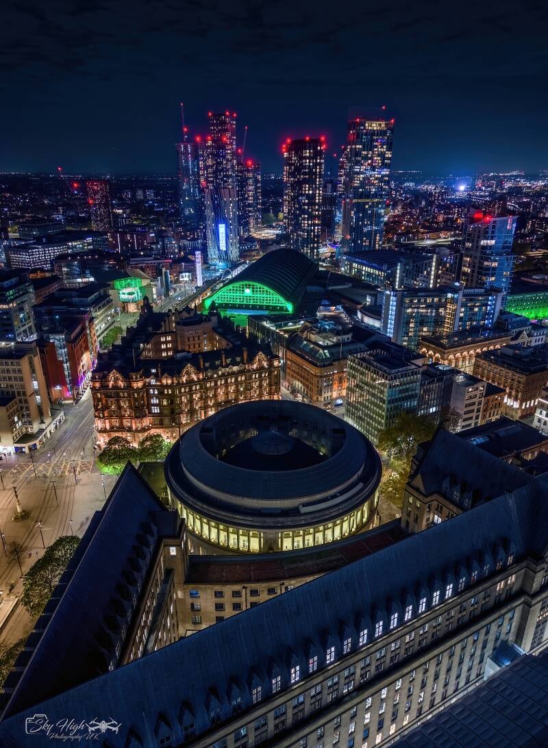 Aerial drone photography edited in Lightroom by Sky High Photography UK