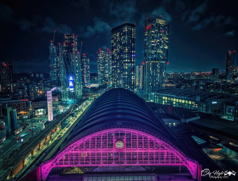 manchester central aerial photography workshop