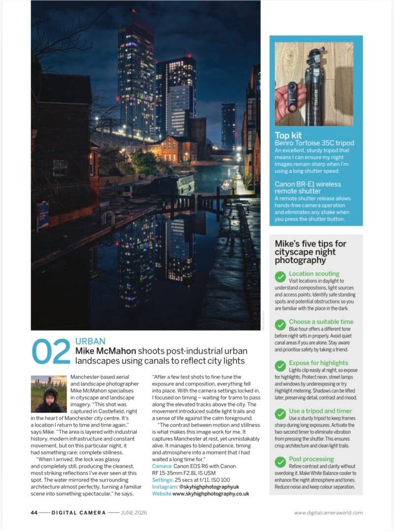 Digital Camera Magazine cityscape photography tutorial by Mike McMahon