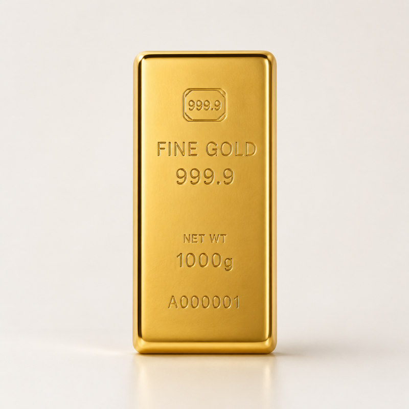 Lingot d’or d’investissement 1 kg – visuel non contractuel