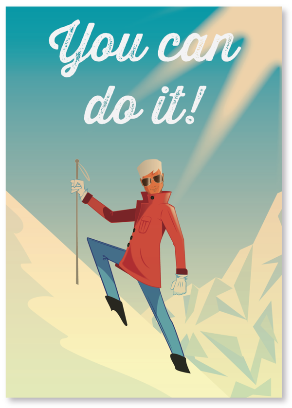 V - 'You can do it!'
