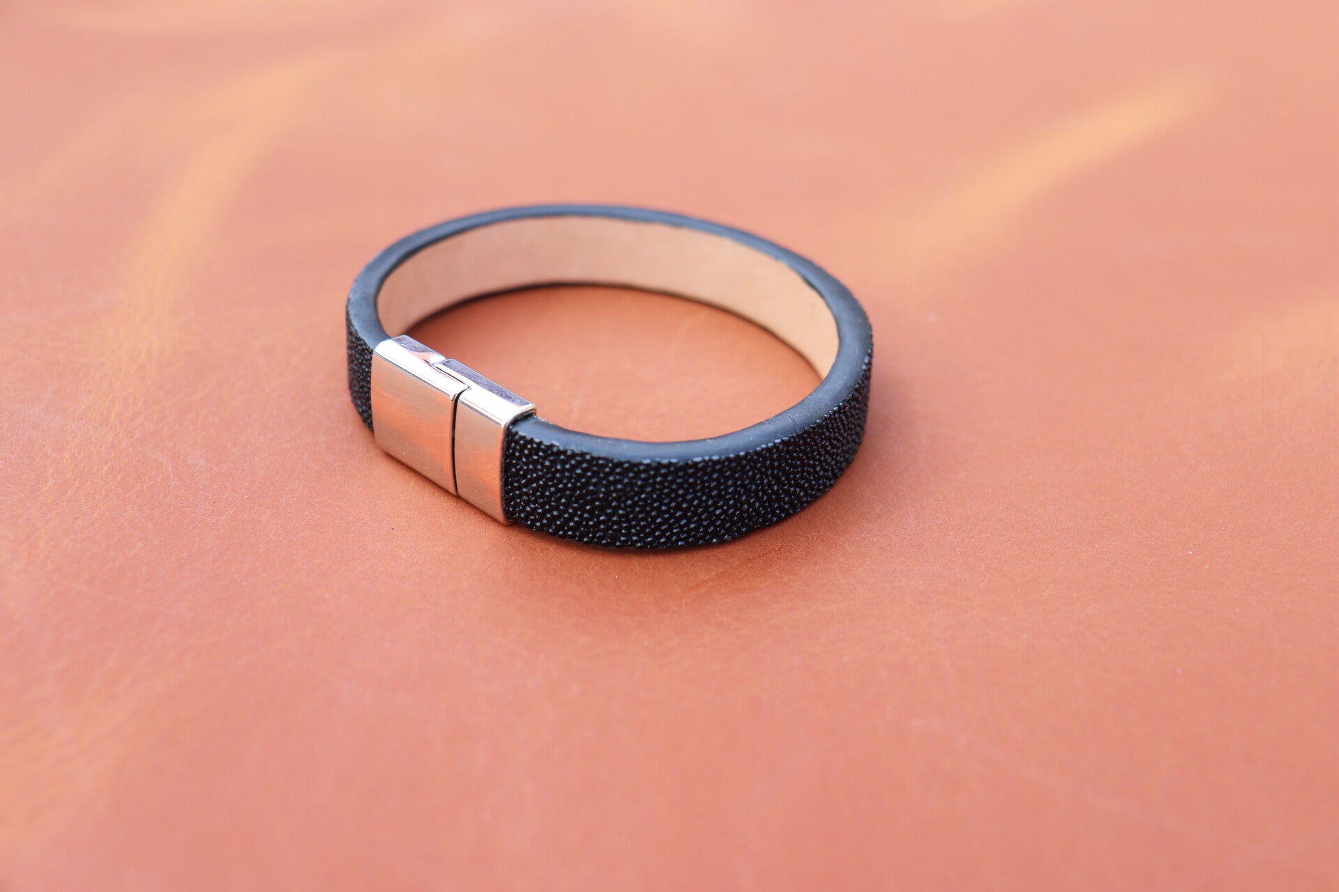 Leer Armband Roggenleer Roggenleder Magneetsluiting Leder