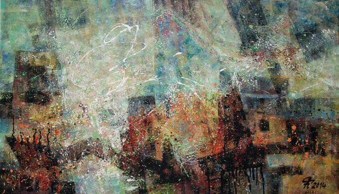 painting acryl canvas / #rofiart