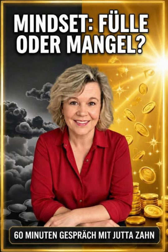 Mindset Fülle oder Mangel? 60 Minuten Gespräch mit Jutta Zahn