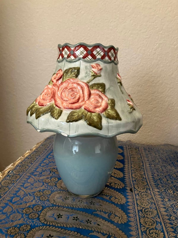 Candle with Ceramic Shade