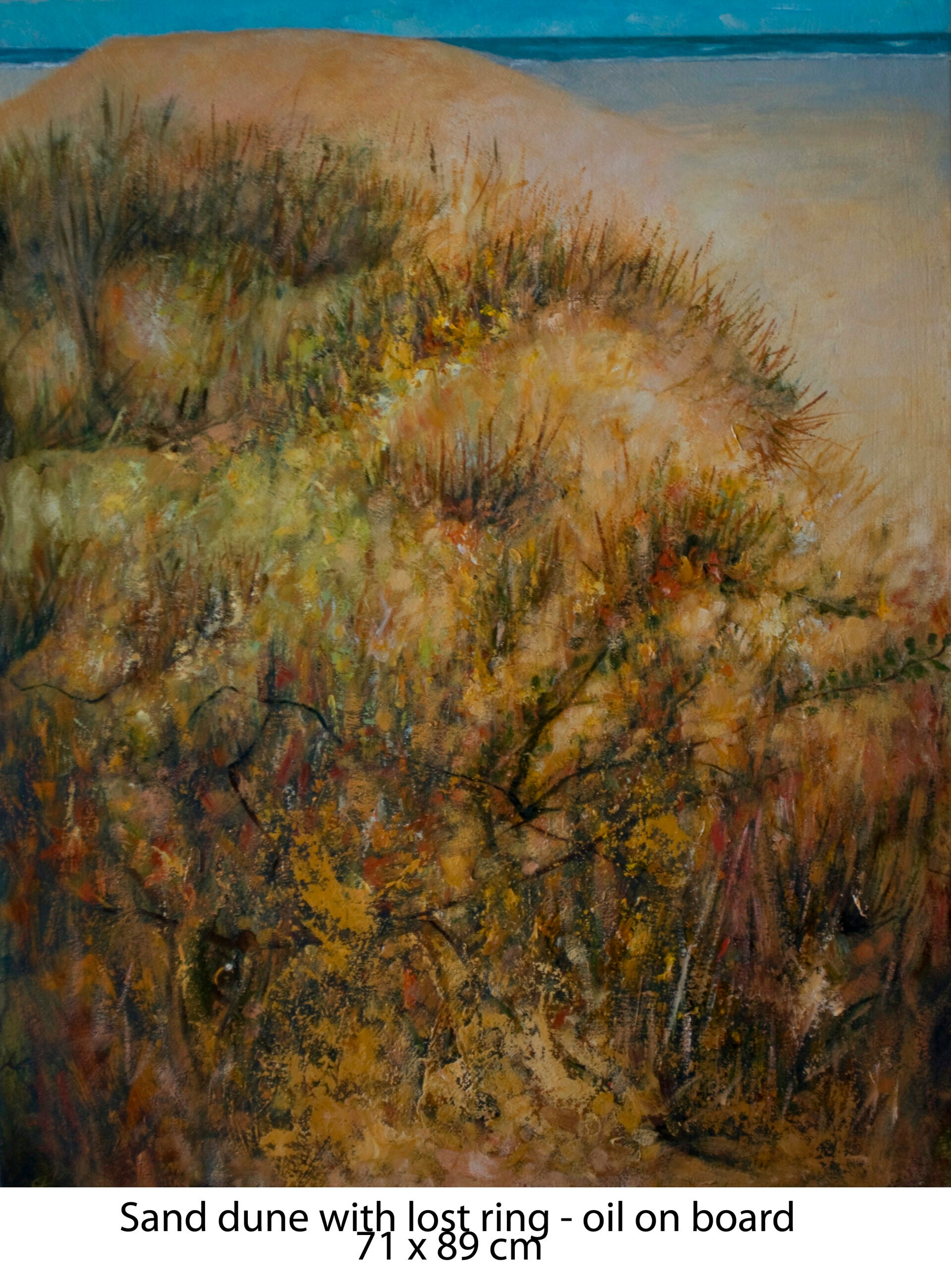 Sand dune with lost ring