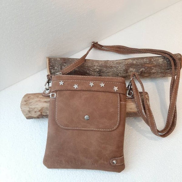 Bruin heup / schouder tasje