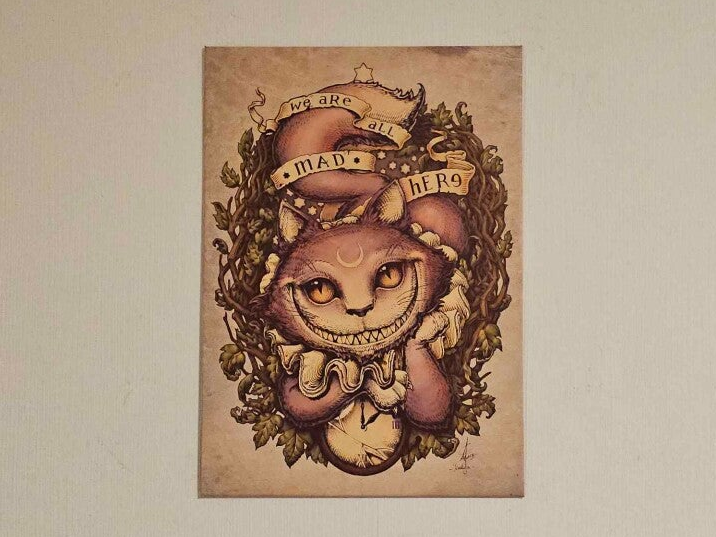 Alice im Wunderland Katze (Cheshire cat/Edamer Katze)