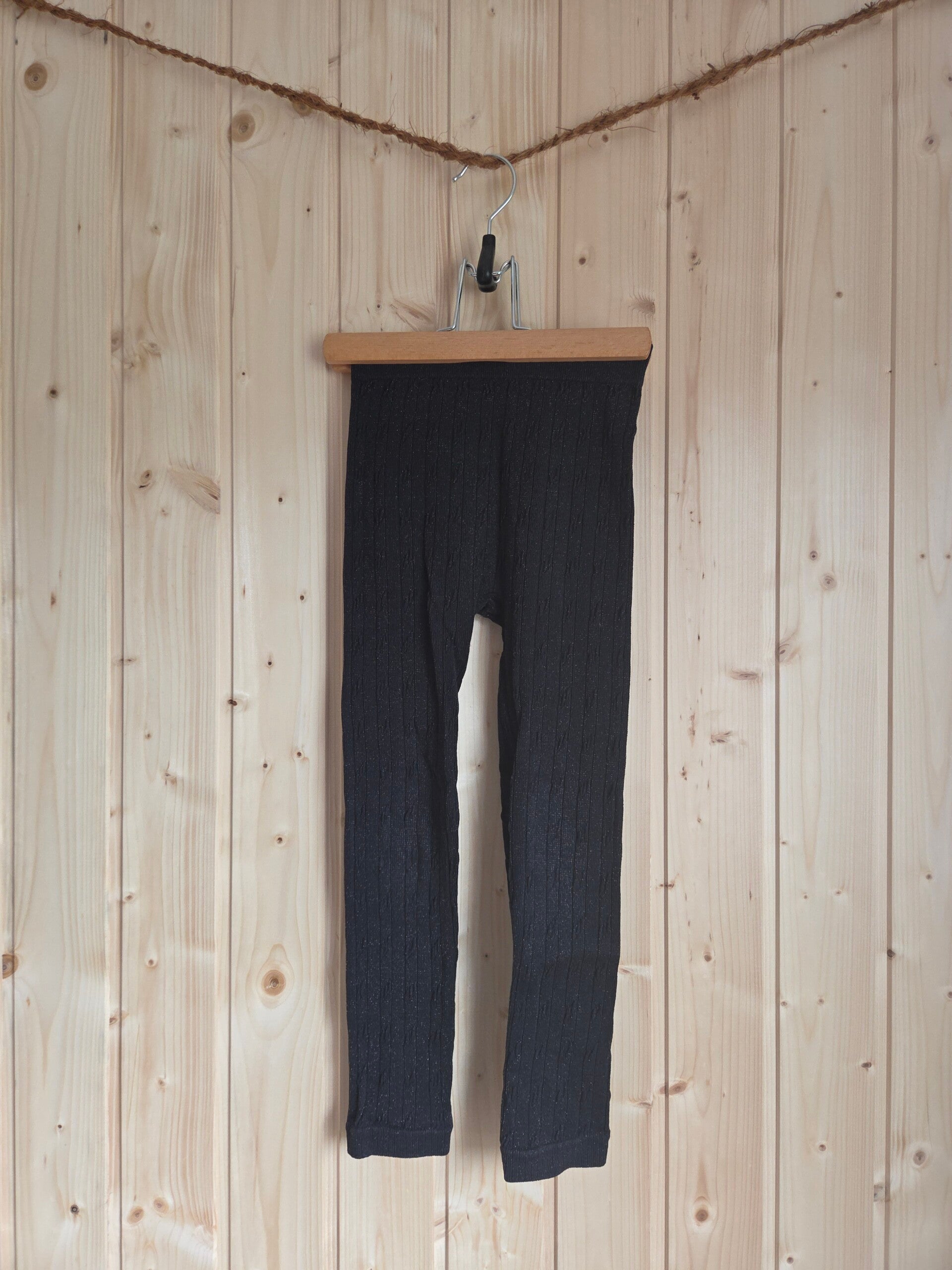Glitzer Leggings -116/122