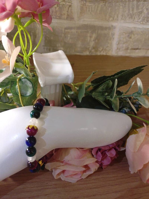 Bracelet Bouddha perle multicolore