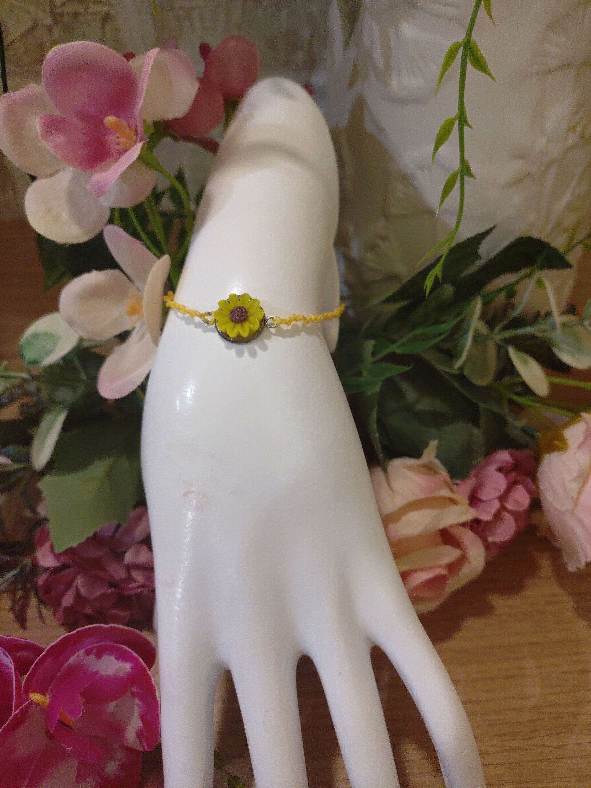 Bracelet argent et jaune