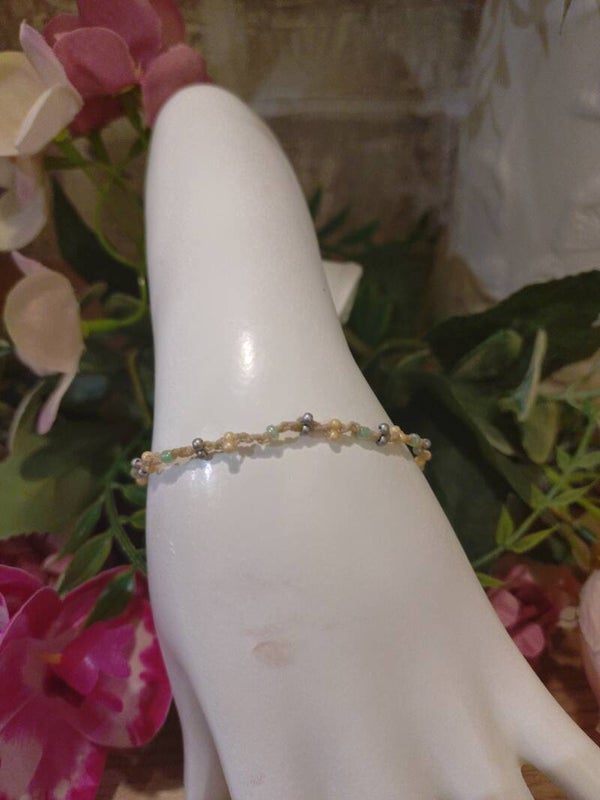 Bracelet perle pastel