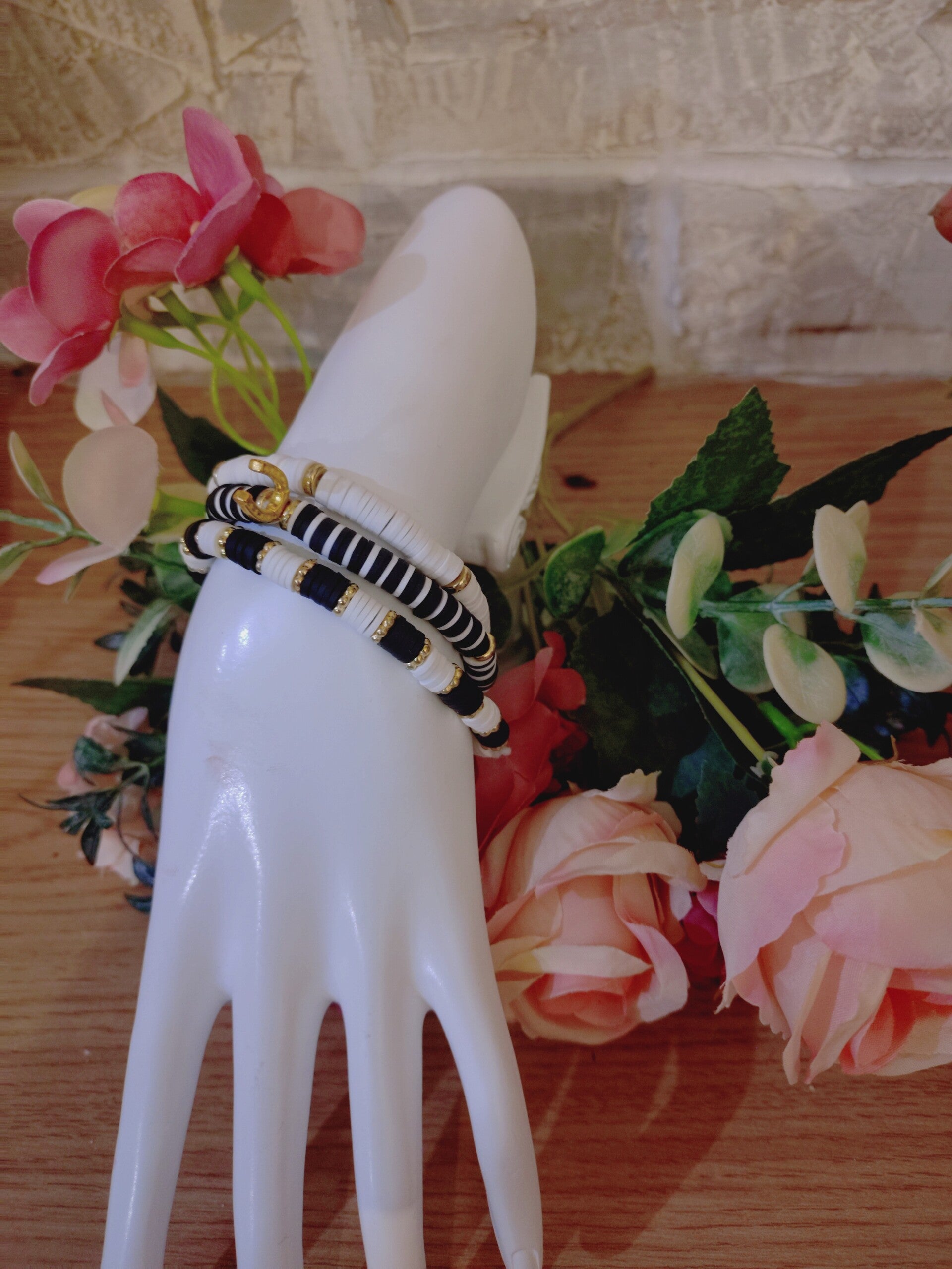 Bracelet perle d'argile lot de 3