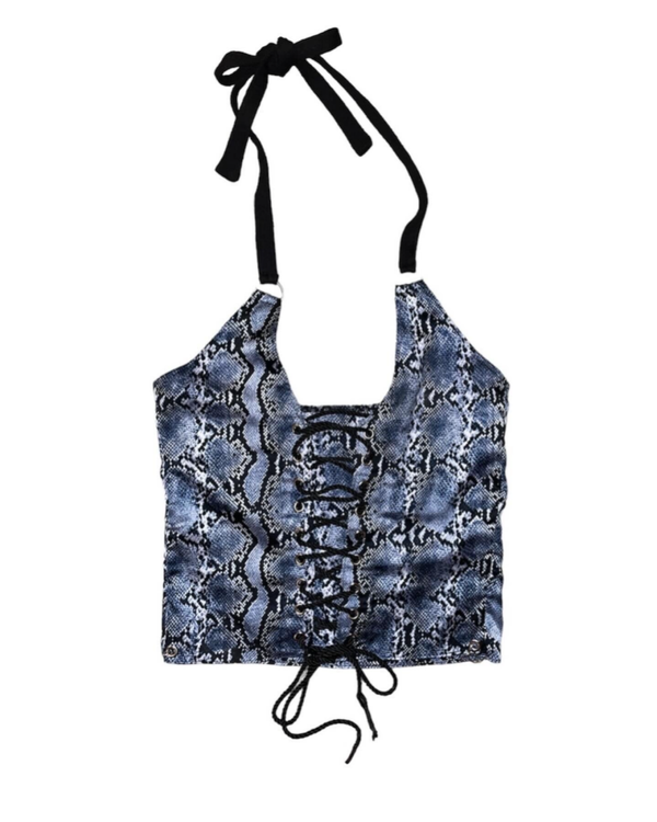 Upcycled Halter Top