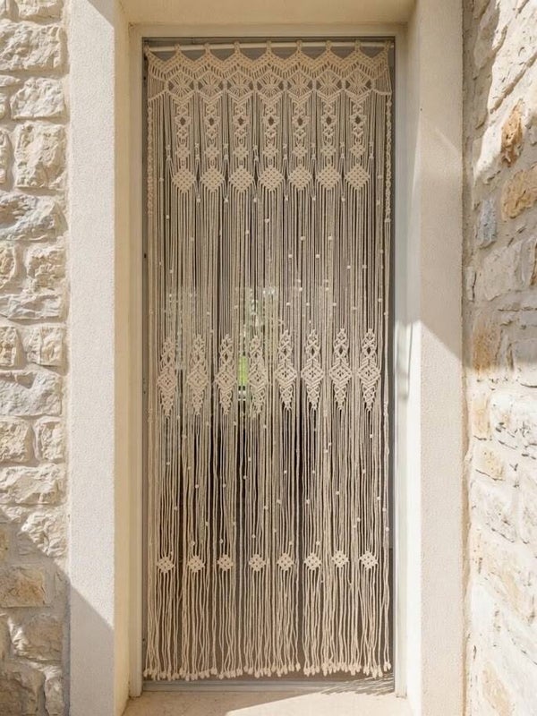 Handmade Macramé Curtain – Boho Elegance for Any Space