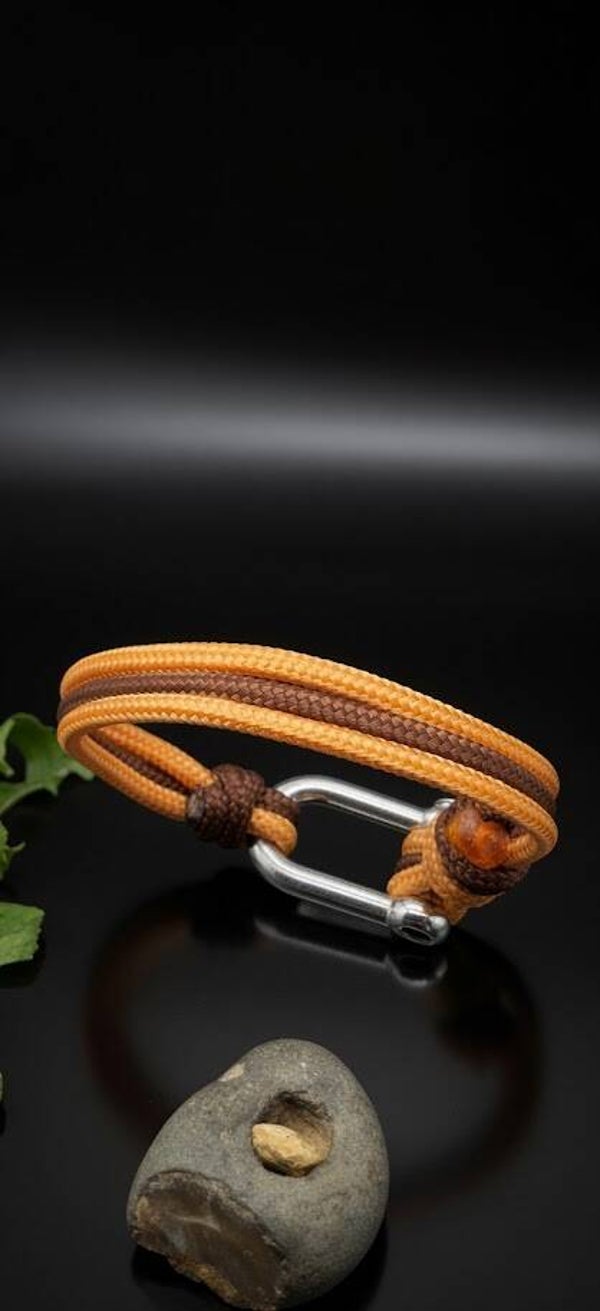 Amber Trail - Handcrafted Paracord Bracelet