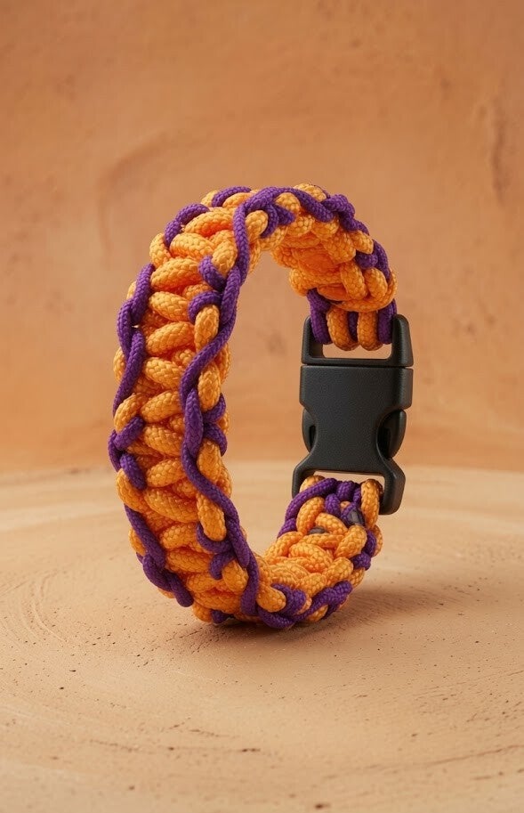 Waves at Dusk - Handmade Paracord Bracelet