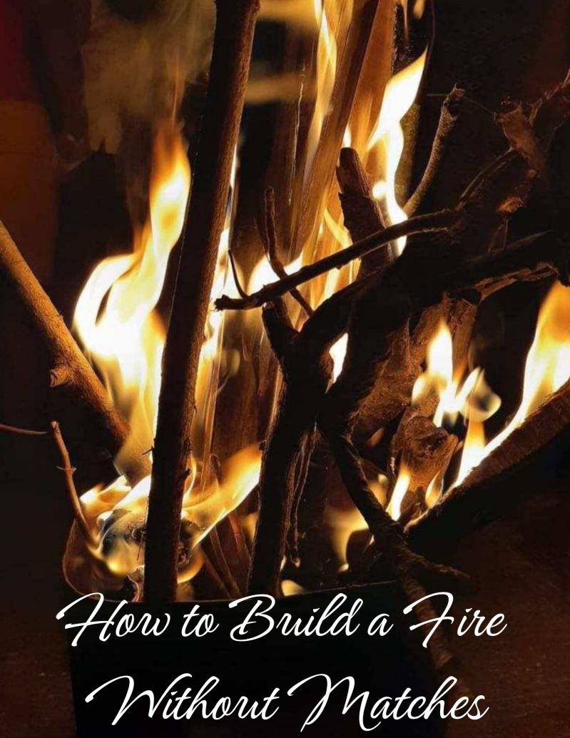 Titlel Photo How to build a fire without matches