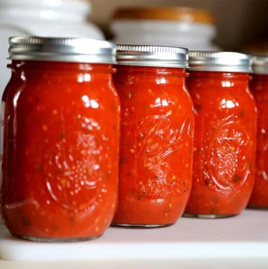 a link to the recipe for tomato sauce I used.