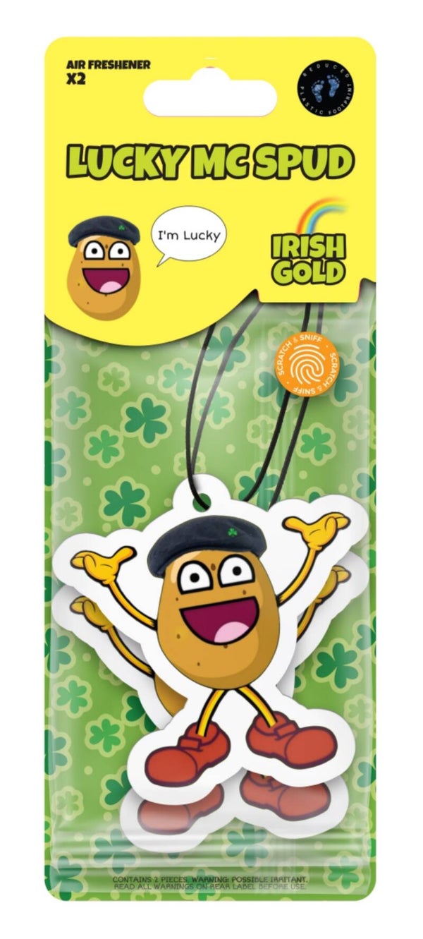 Lucky McSpud air freshener twin pack