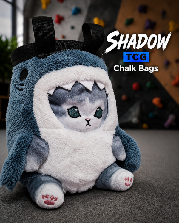Mofusand Grey Shark Cat Inspired Chalk Bag