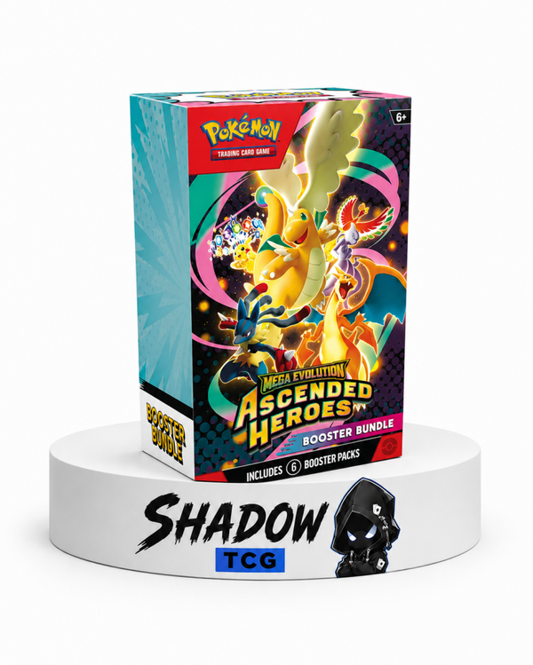 POKEMON TCG MEGA EVOLUTION ASCENDED HEROES BOOSTER BUNDLE - 6 BOOSTER PACKS - FACTORY SEALED - Shadow TCG
